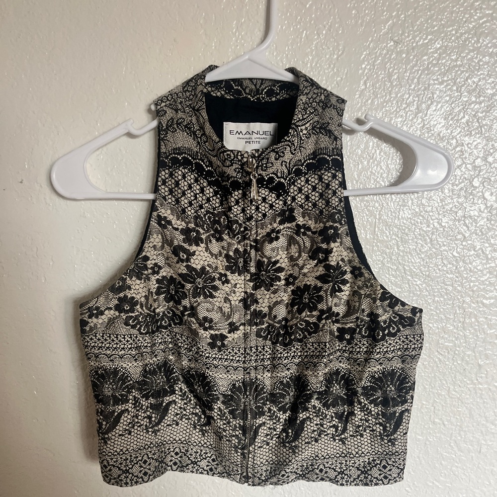 1980’s Vintage Emanuel Ungaro 100% Silk Vest
6/40 petite